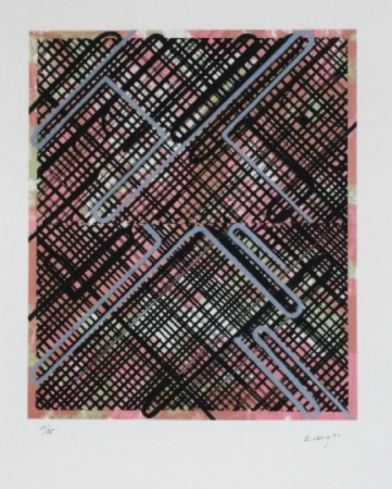 Lithograph Moses - Shago 6