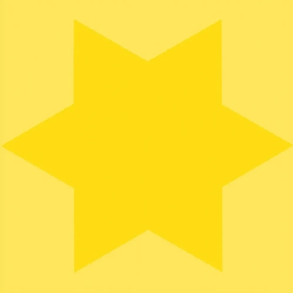 Screenprint Mosset - Etoile jaune