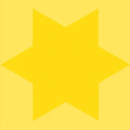 Screenprint Mosset - Etoile jaune