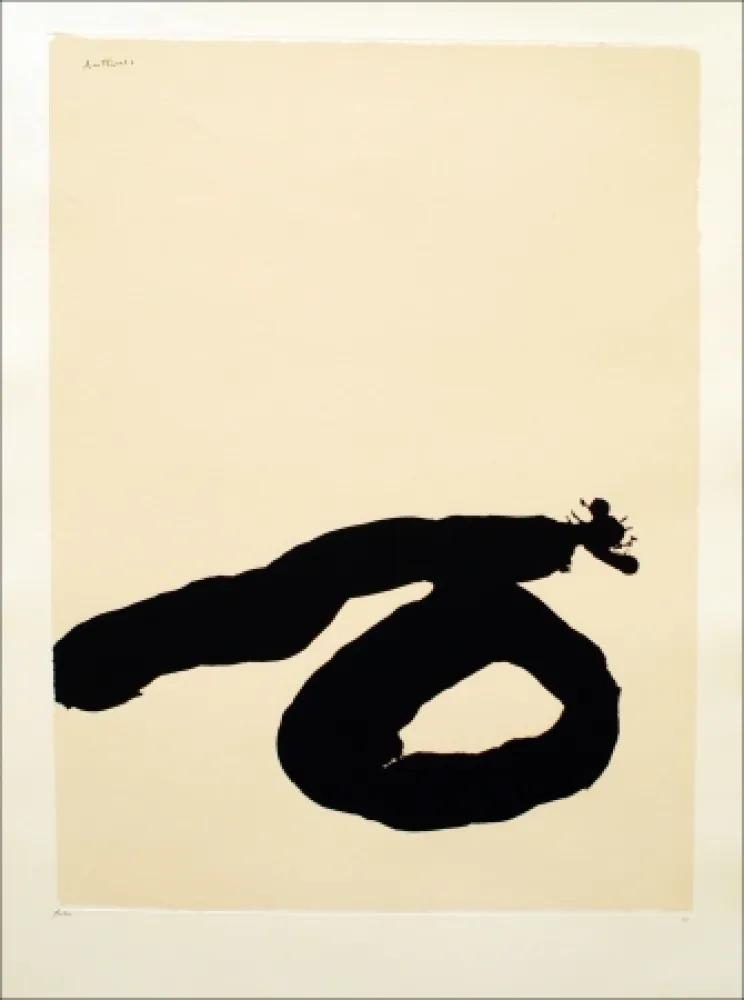 Screenprint Motherwell - Africa Suite: Africa 7