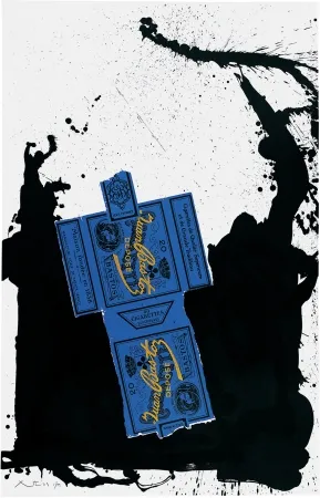 Lithograph Motherwell - Bastos