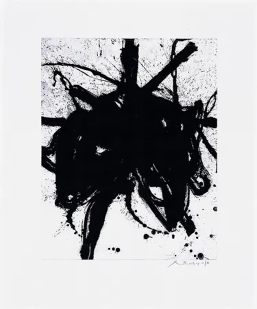 Etching And Aquatint Motherwell - Black Sea