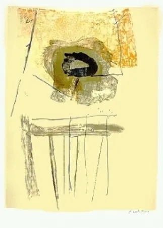 Lithograph Motherwell - Chair