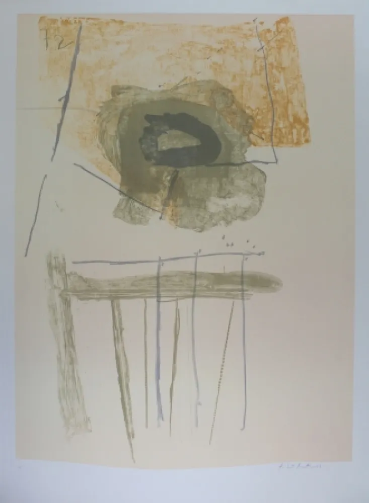 Lithograph Motherwell - Composition 