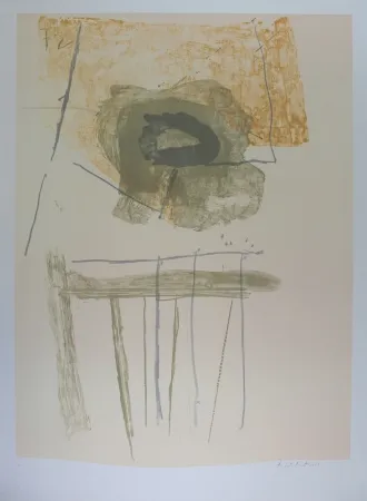 Lithograph Motherwell - Composition 