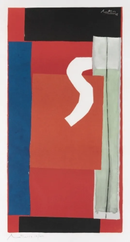 Lithograph Motherwell - In Celebration