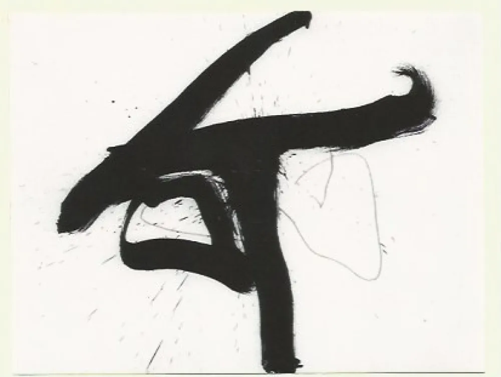 Etching Motherwell - Lament for Lorca