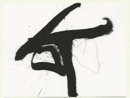 Etching Motherwell - Lament for Lorca