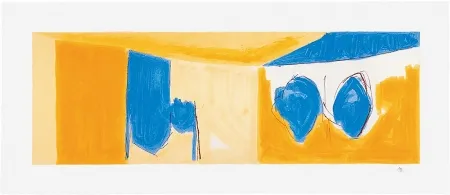 Lithograph Motherwell - Mediterranean Light 