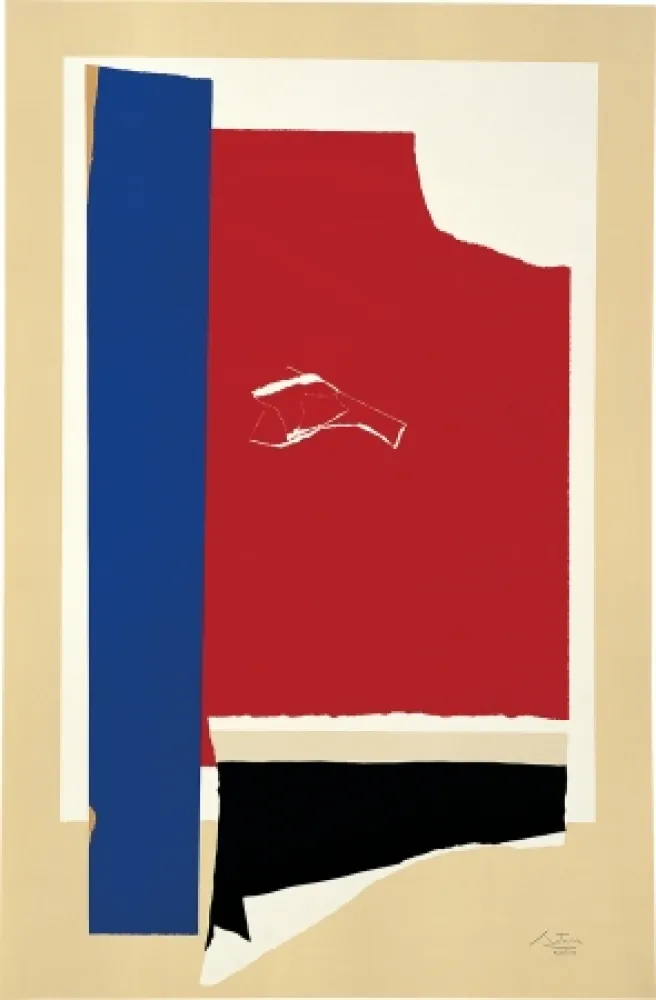 Lithograph Motherwell - On the Wing