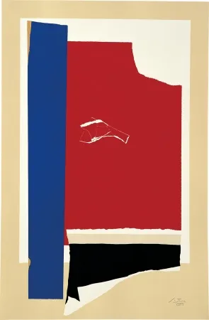 Lithograph Motherwell - On the Wing