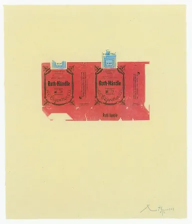 Aquatint Motherwell - Roth-Handle II (crimson)