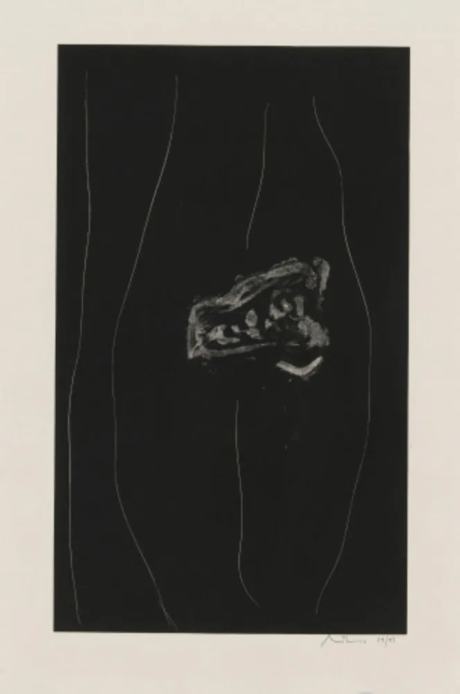 Lithograph Motherwell - Soot-Black Stone, #2