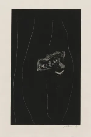 Lithograph Motherwell - Soot-Black Stone, #2