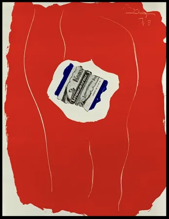 Lithograph Motherwell - Tricolor 