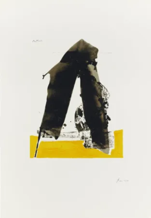 Screenprint Motherwell - Untitled 10 from The Basque Suite