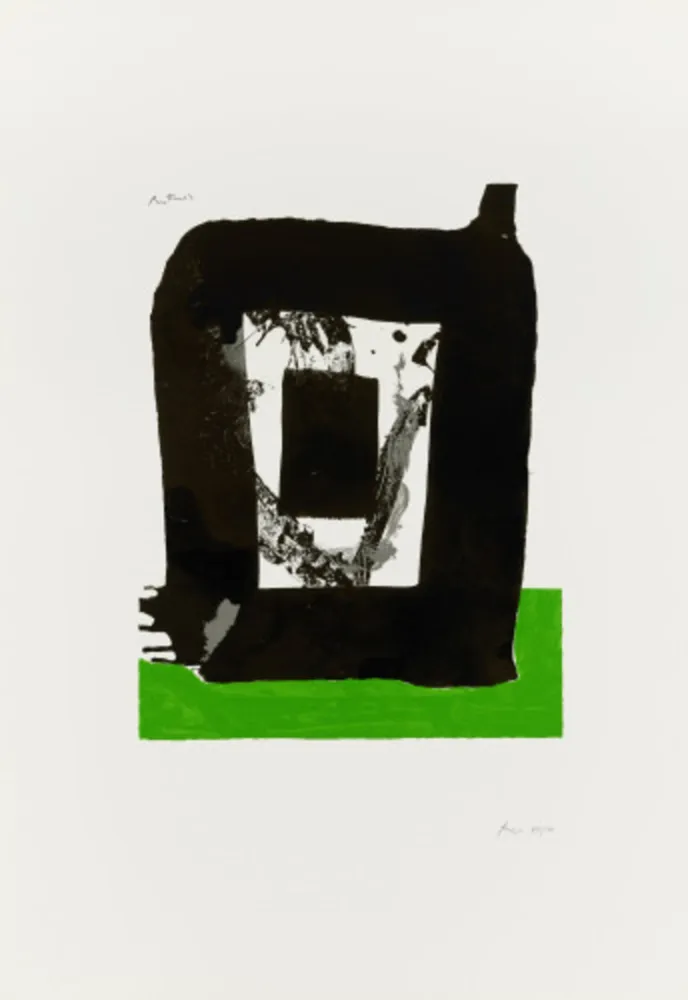 Screenprint Motherwell - Untitled 3 from The Basque Suite
