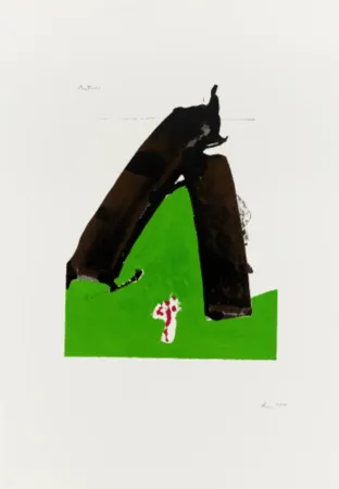 Screenprint Motherwell - Untitled 4 from The Basque Suite