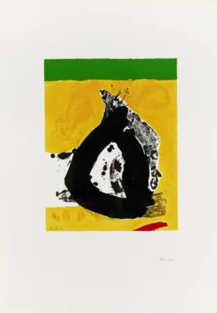 Screenprint Motherwell - Untitled 9 from The Basque Suite