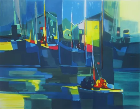 Lithograph Mouly - Composition