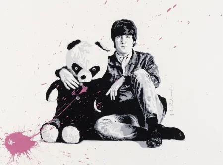 Screenprint Mr Brainwash - All you need is love