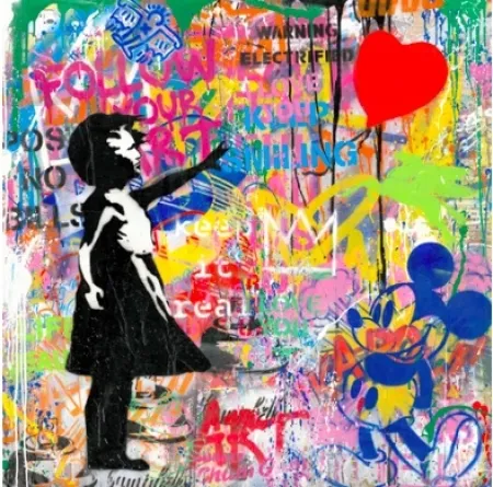 Screenprint Mr Brainwash -  Balloon Girl, 2020 