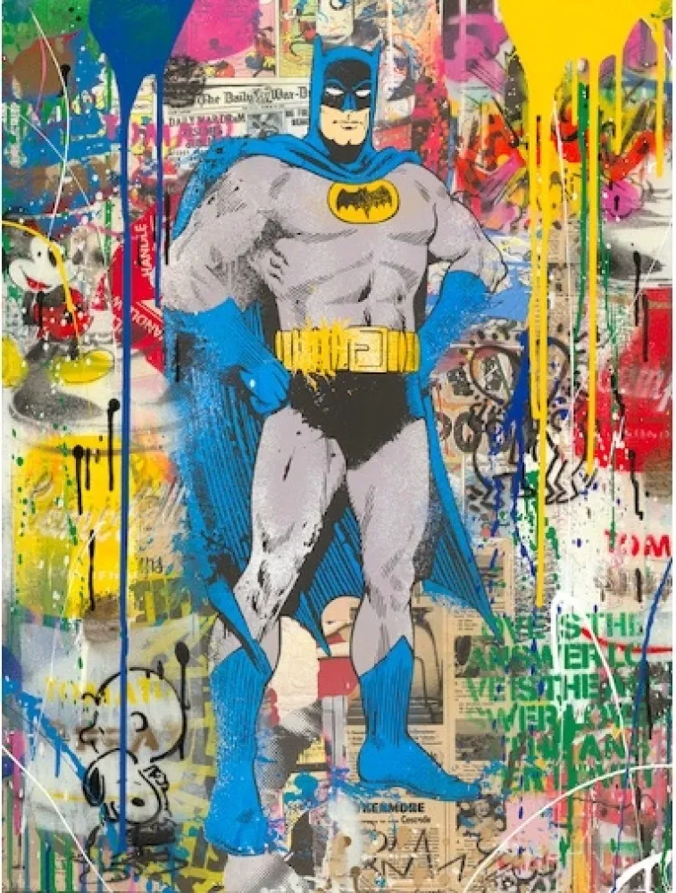 Screenprint Mr Brainwash - Batman, 2019  