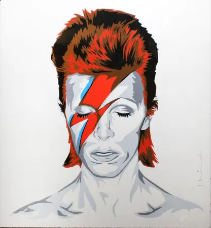 Screenprint Mr. Brainwash - Bowie