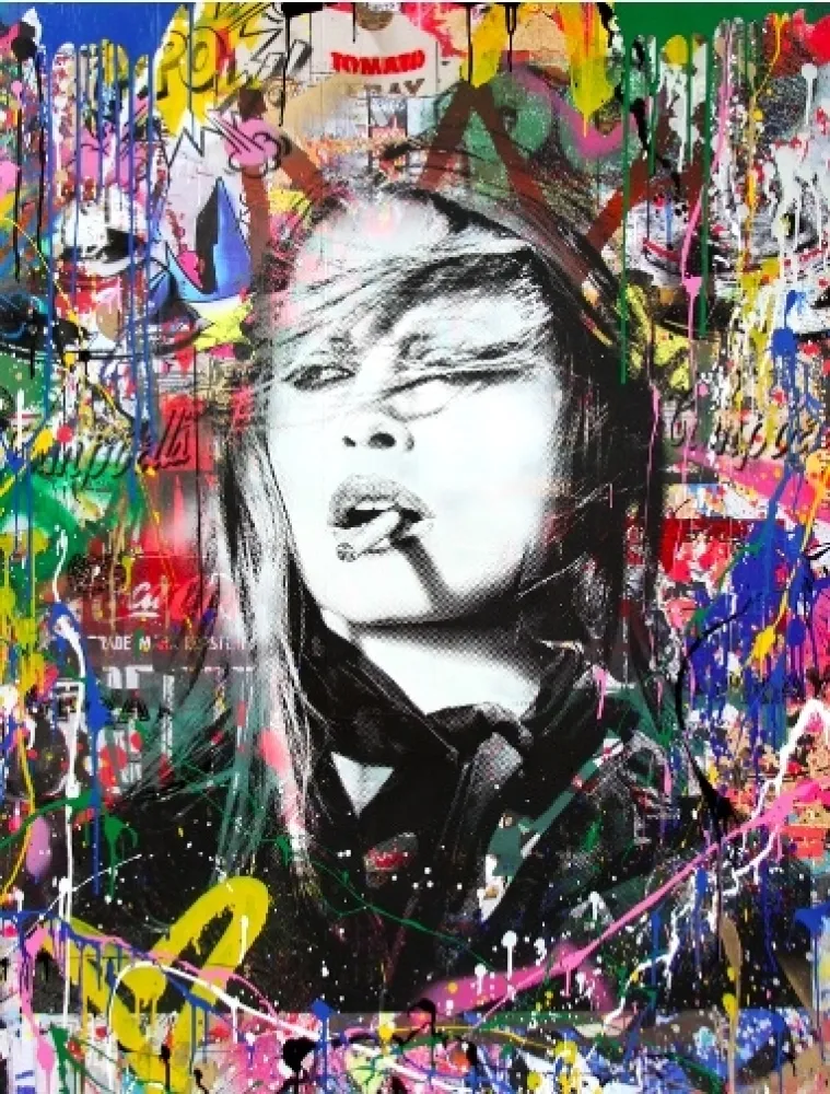 Screenprint Mr Brainwash - Brigitte Bardot, 2018 