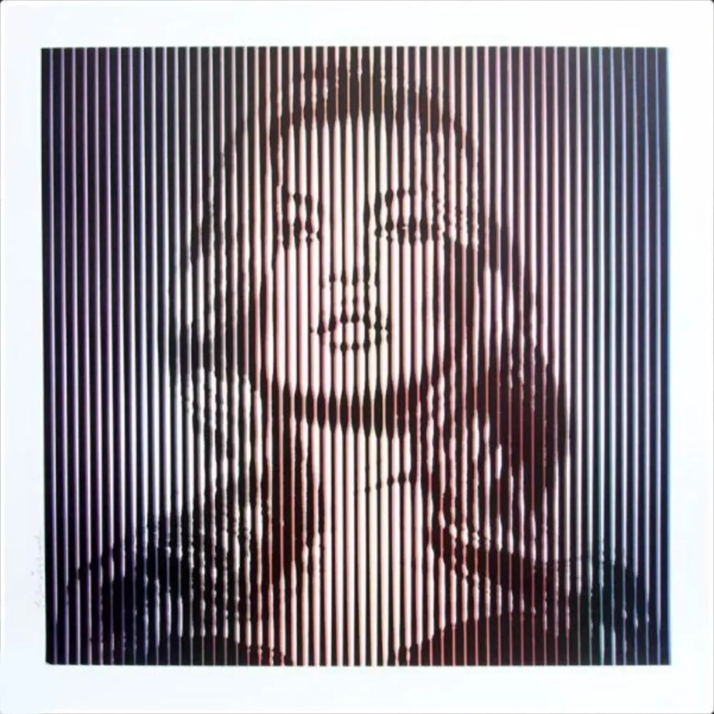 Screenprint Mr. Brainwash - Fame Moss Rainbow Variant