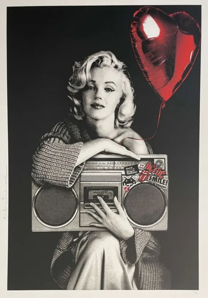 Screenprint Mr Brainwash - Happy Birthday To Me