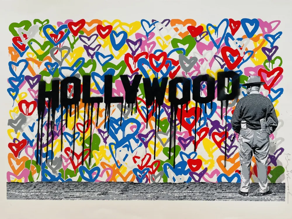 Screenprint Mr Brainwash - Hollywood
