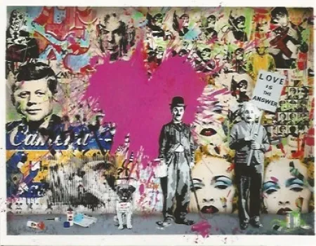 Screenprint Mr. Brainwash - Juxtapose
