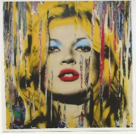 Screenprint Mr. Brainwash - Kate Moss