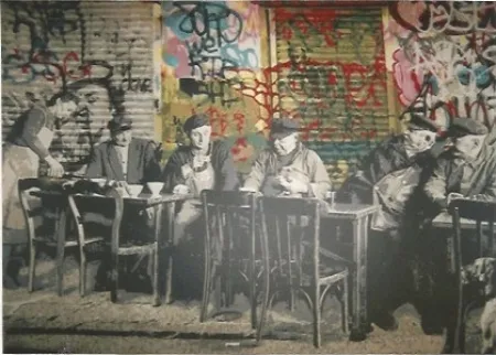 Screenprint Mr. Brainwash - Le Bistro
