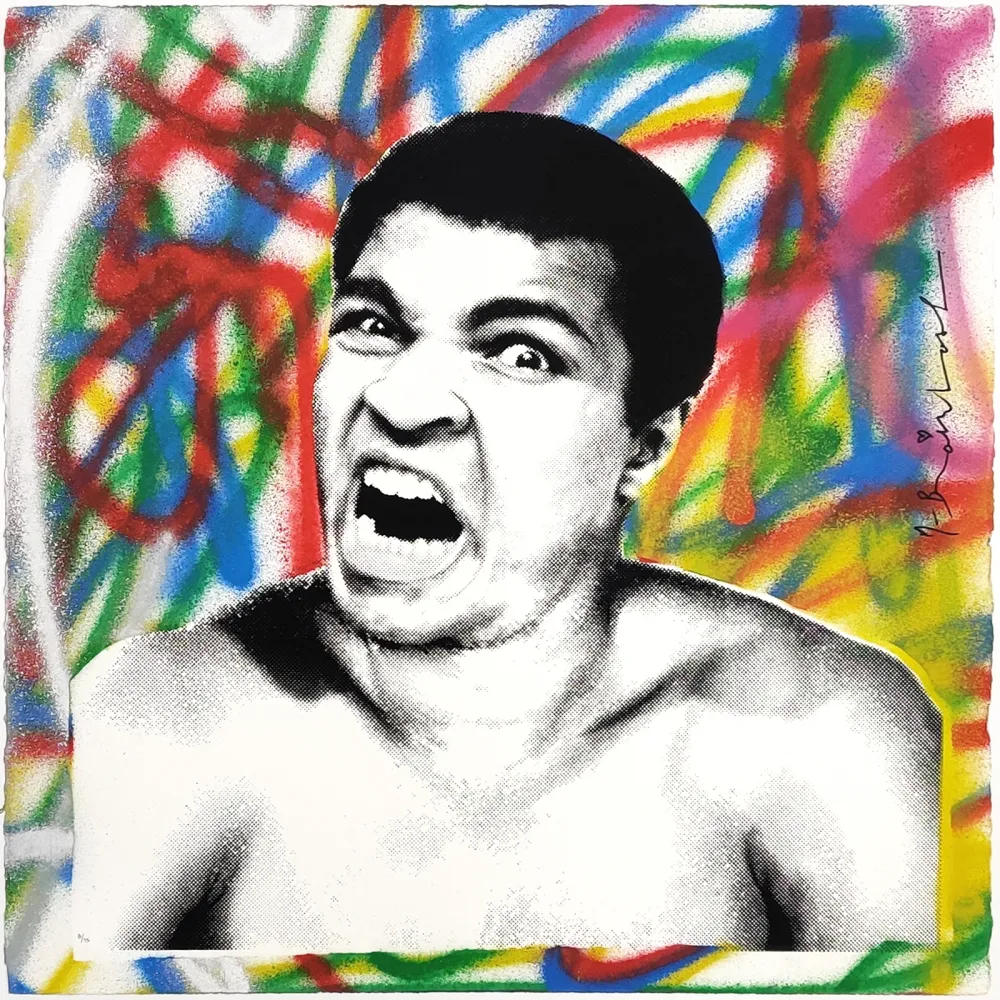 Screenprint Mr. Brainwash - LEGENDARY ALI