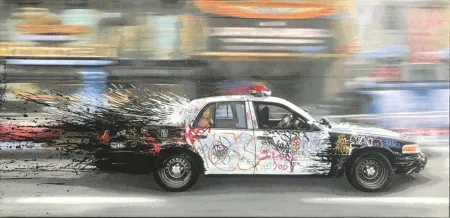 No Technical Mr. Brainwash - Metro Polisa (Canvas)