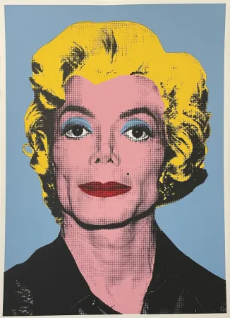 Screenprint Mr. Brainwash - Michael Jackson Marilyn Wig