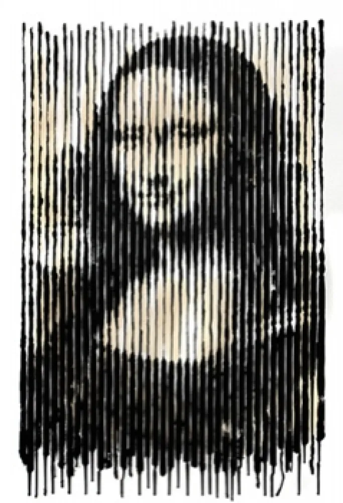 Screenprint Mr. Brainwash - Mona Linesa