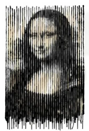 Screenprint Mr. Brainwash - Mona Linesa