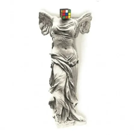 Screenprint Mr Brainwash - Rubik's Victory