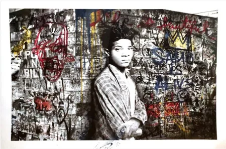 Screenprint Mr. Brainwash - Samo is alive