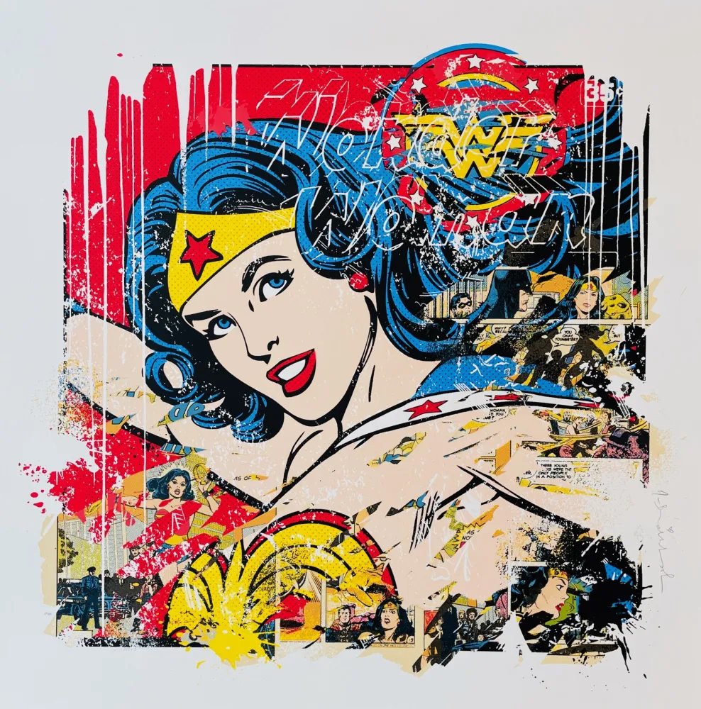 Screenprint Mr Brainwash - Shero