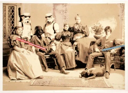 Lithograph Mr. Brainwash - Star Wars Reunion