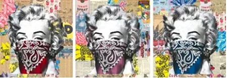 Screenprint Mr Brainwash - Stay Safe (Unique Set), 2020