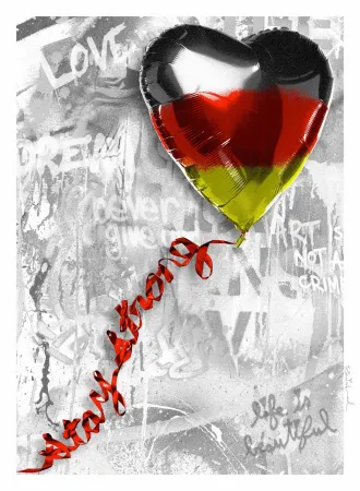 Screenprint Mr. Brainwash - Stay Strong | Germany
