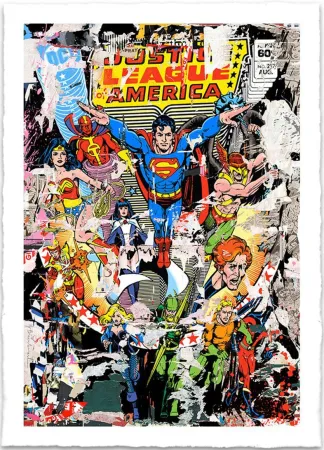 Screenprint Mr. Brainwash - THE HEROES