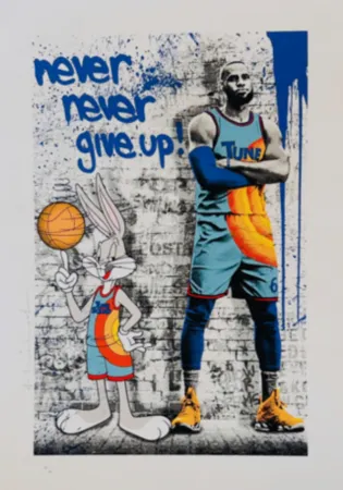 Screenprint Mr Brainwash - Tune Squad