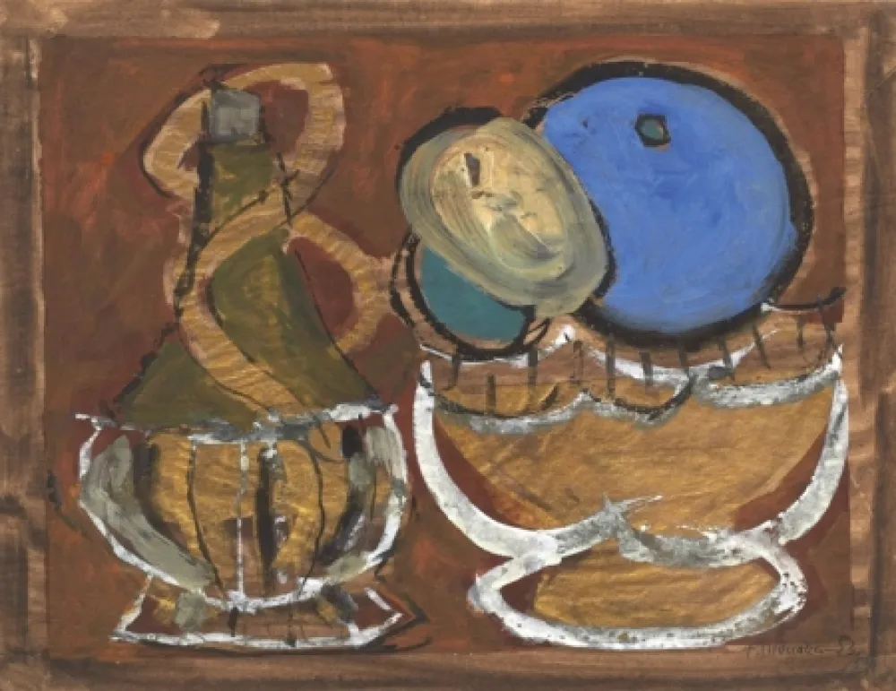 No Technical Mualla - Bouteille et coupe de fruit