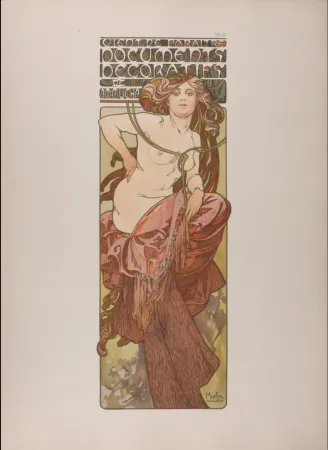 Lithograph Mucha - Documents Décoratifs